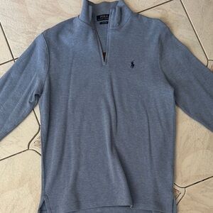 Ralph Lauren Light Blue Estate Rib Knit